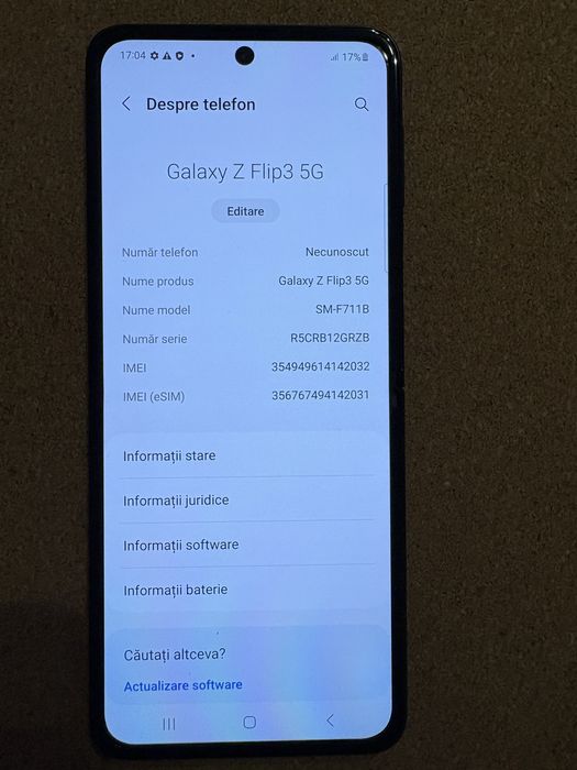 Samsung F711 Galaxy Z flip 3 5G dual sim 256 Gb ID-XXL2770
