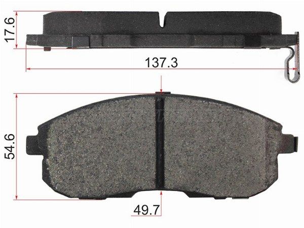 Колодки тормозные передние Новые Nissan Juke