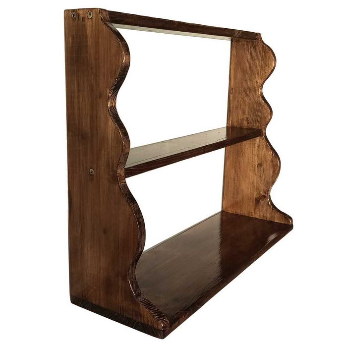 Raft din lemn de pin, handmade, pentru blat sau masa – 60 × 50 cm