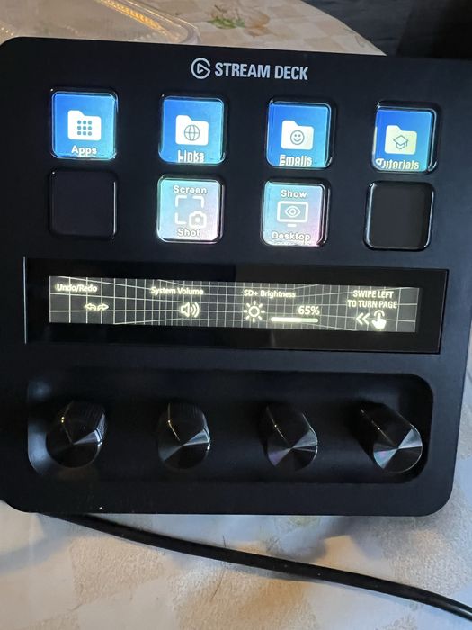 Elgato Stream Deck +, аудио миксер, продуцентска конзола