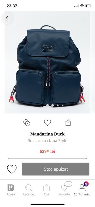 Ghiozdan Mandarina Duck
