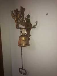 Clopot,clopotel englezesc din bronz masiv,cu inger si dragoni