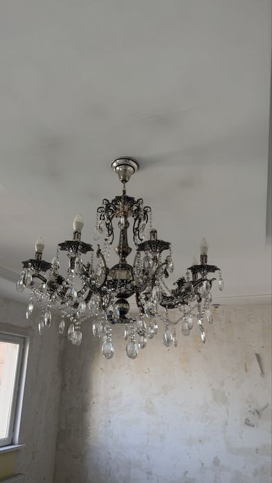Люстра хрусталь.