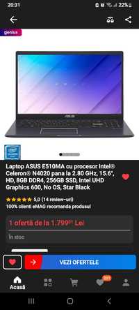 Laptop Asus E510