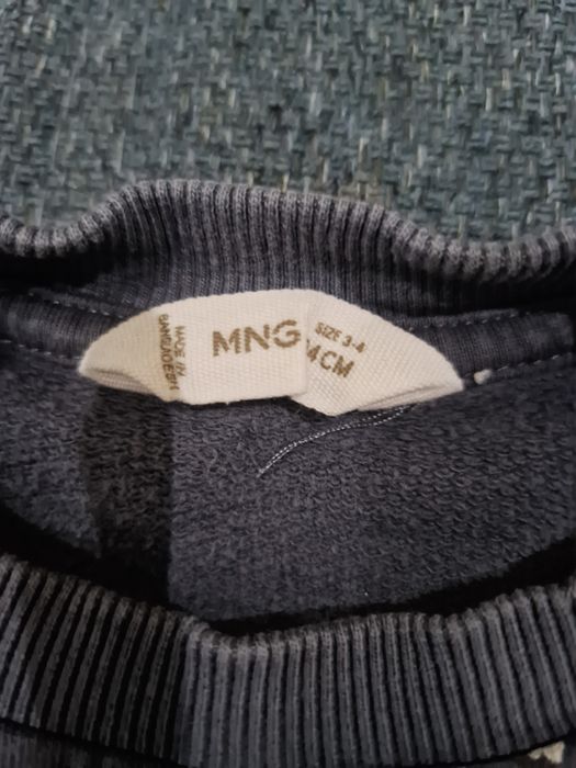 Суитшърти дънково яке 3-4 години момиче Mango