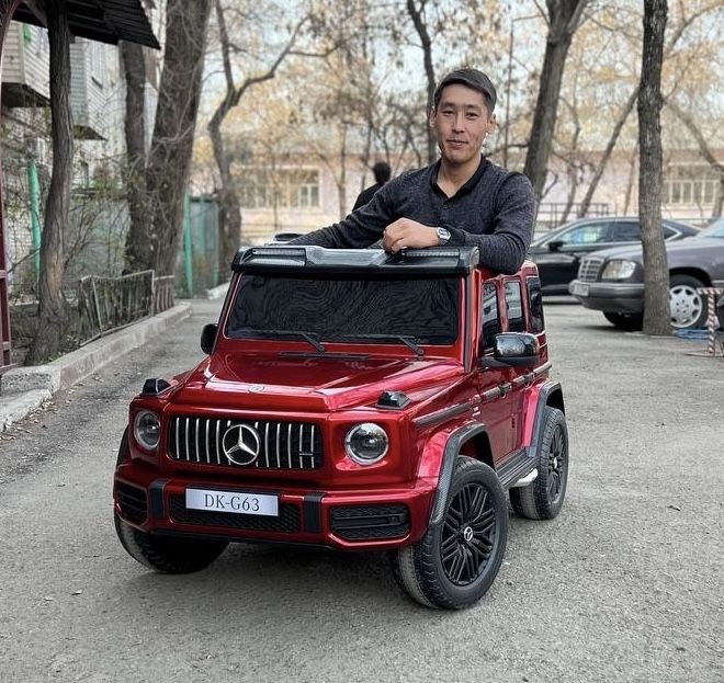 Детская машина с монитором 24вольт х2| Mercedez-Benz G63 4x4 доставка