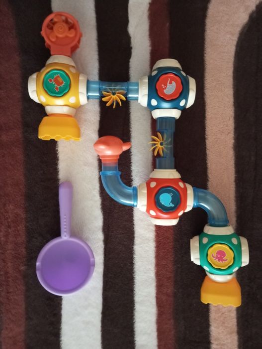 Set de joaca la baie Bathroom pipe splicing toys