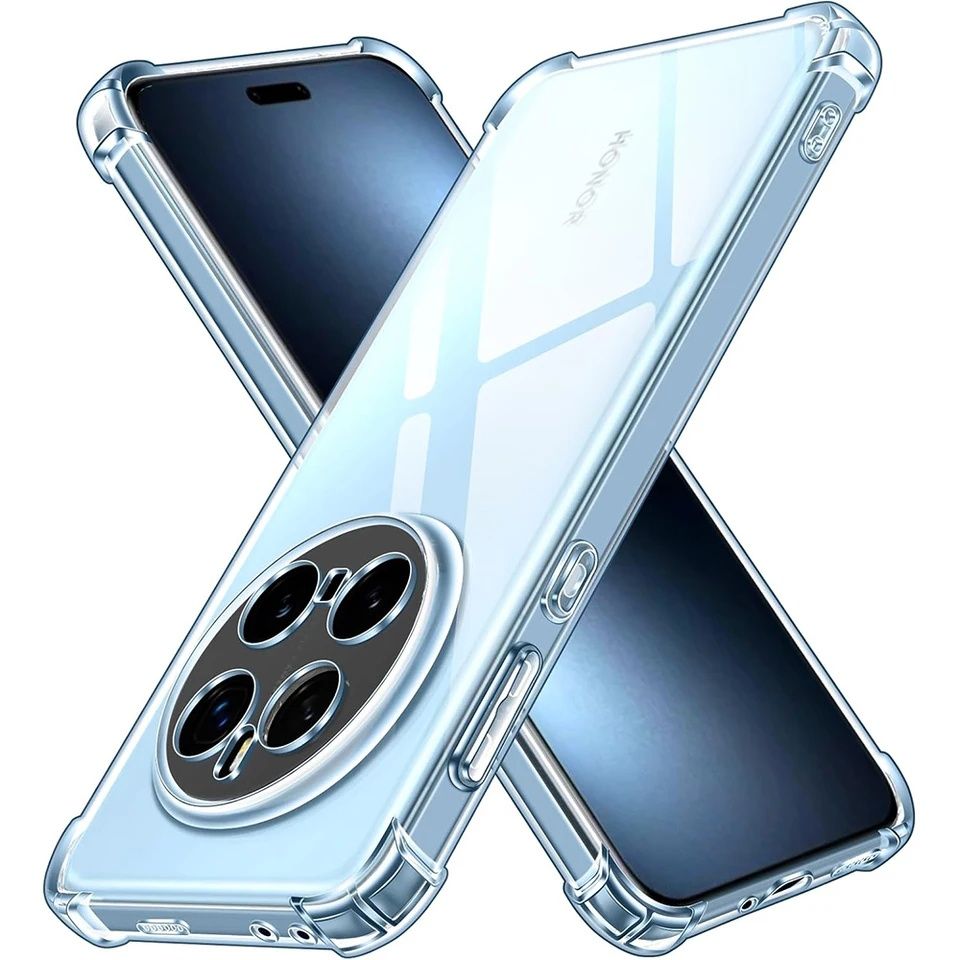 Honor Magic 7 Pro/ Удароустойчив TPU силиконов кейс с камера протектор