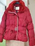 Geaca bordo scrie XL,dar e mai bine pt M/L