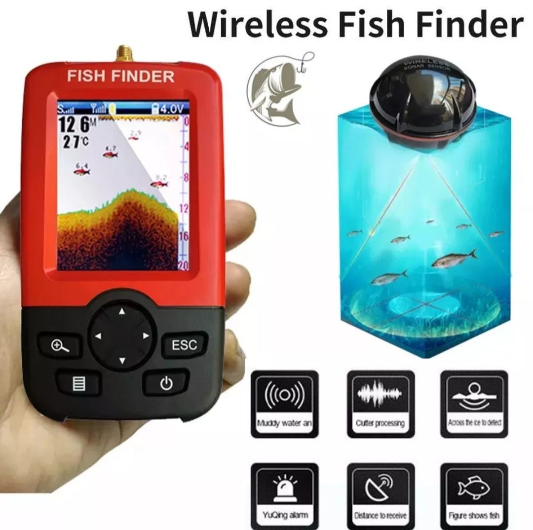 Сонар за риболов Безжичен сонар Сонар за риболов Ехолот fish finder