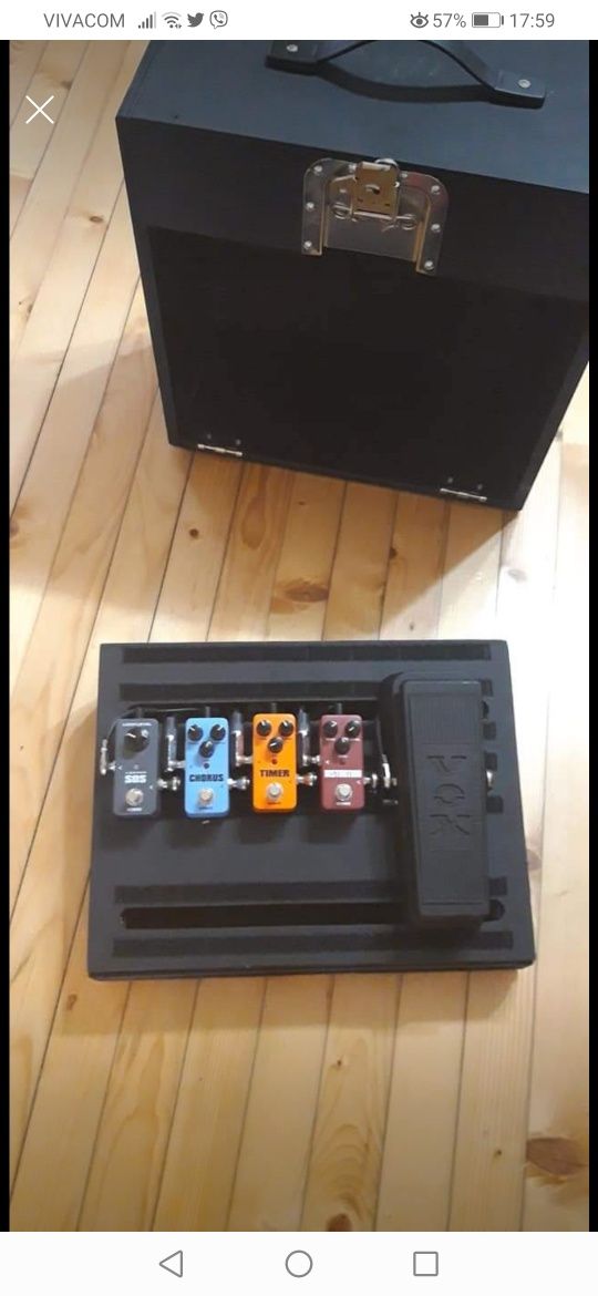 Педалборд с куфар(pedalboard with case)