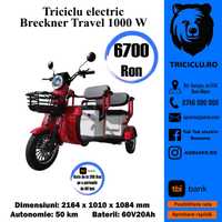 BRECKNER TRAVEL triciclu electric cu carte 300ron fara permis Agramix