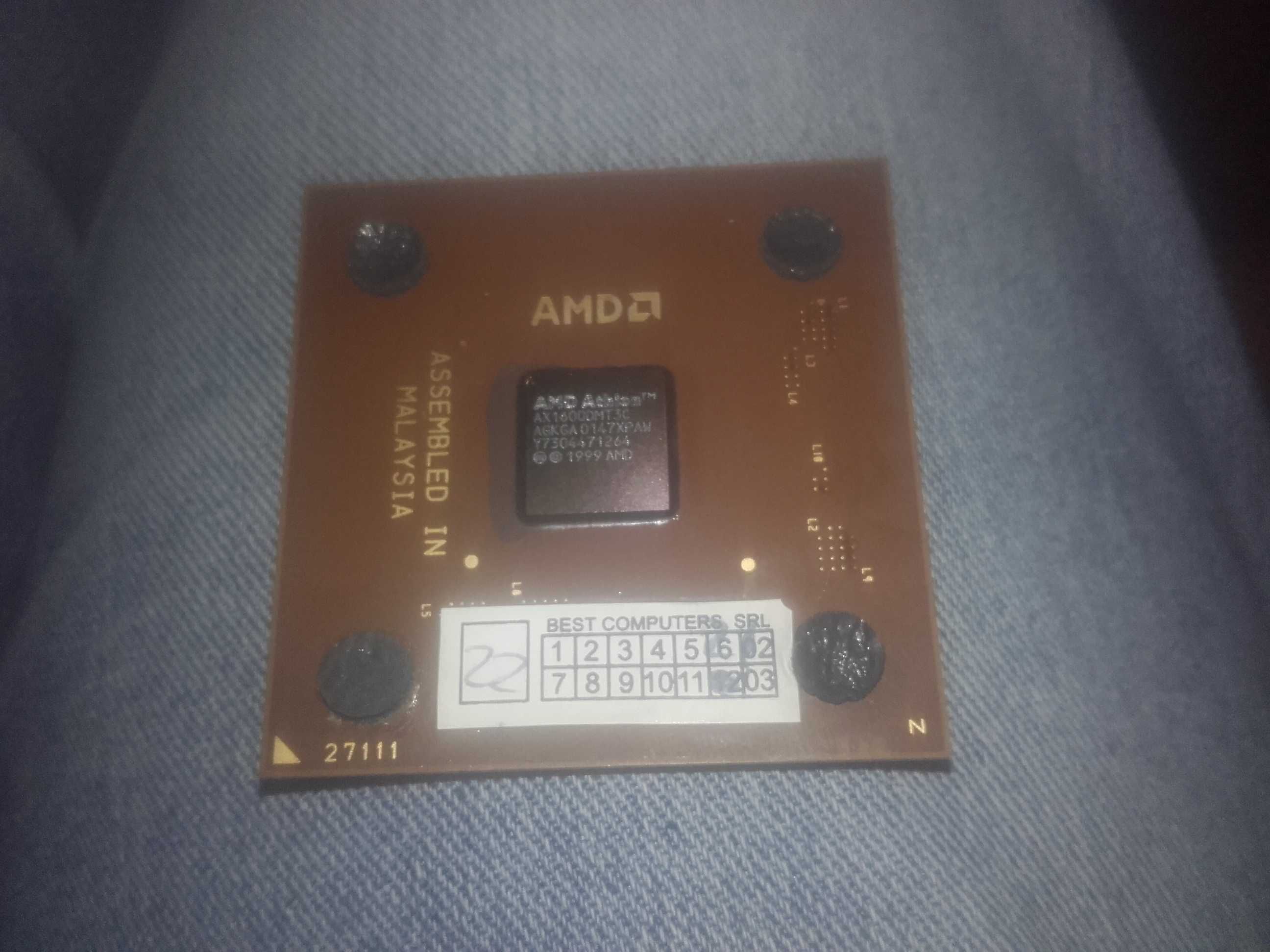 Procesor ceramic 1.6Ghz AMD Athlon (AX1600DMT3C) socket A 462