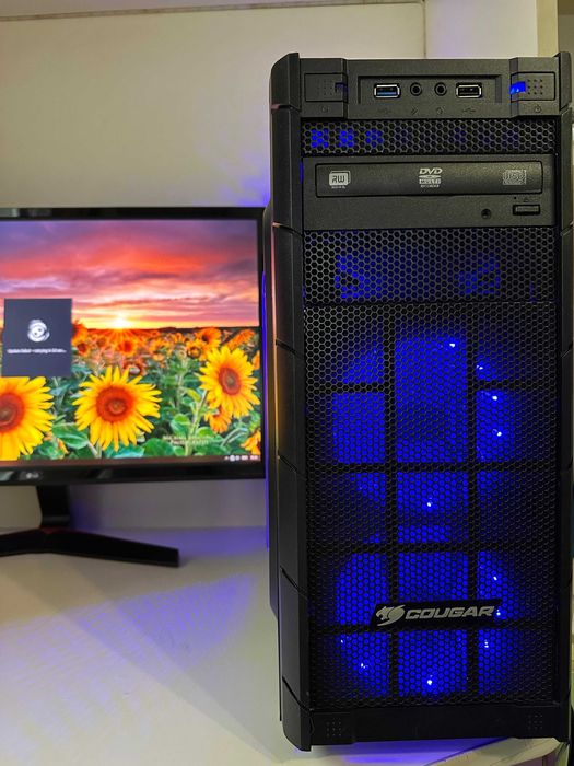 Мощный игровой компьютер i7-4790 аналог 3,9 GHz 8-ядер, видео GTX 1070