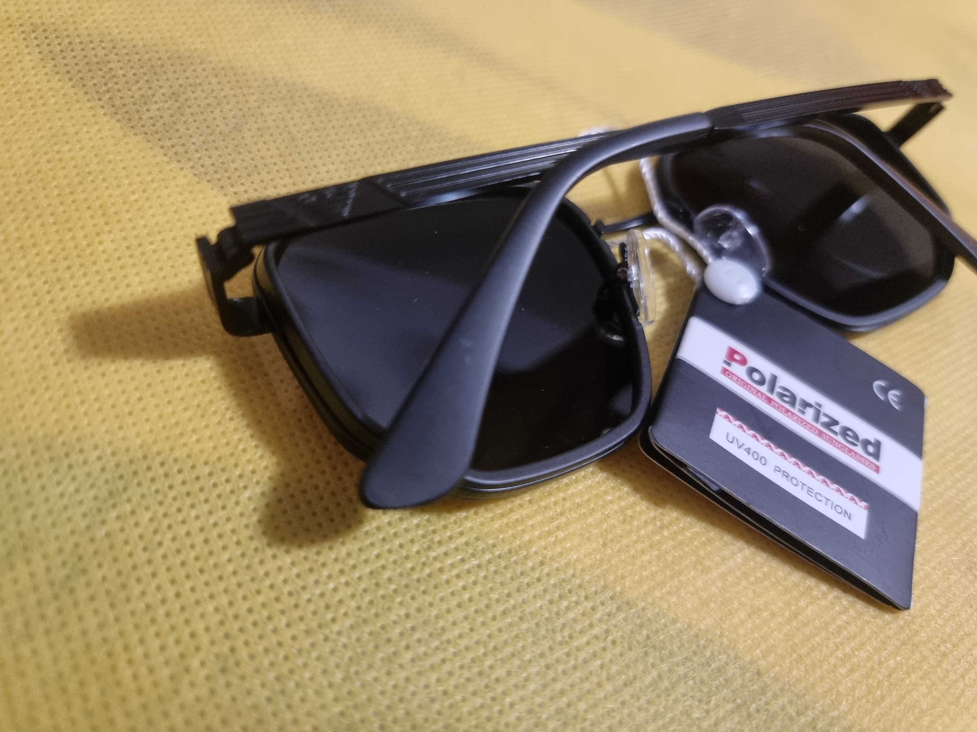 Ochelari de soare Emporio Armani Black Polarized