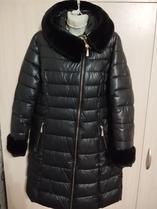 Куртка пальто теплая на зиму размер 50-52