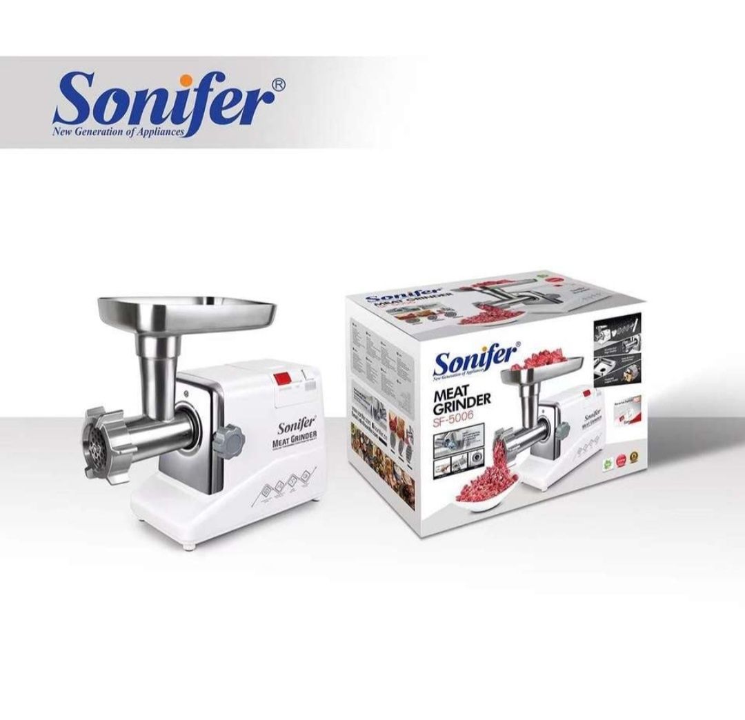 Электрический мясорубка sonifer sf-5006 мисаробка myasorubka maydalagi