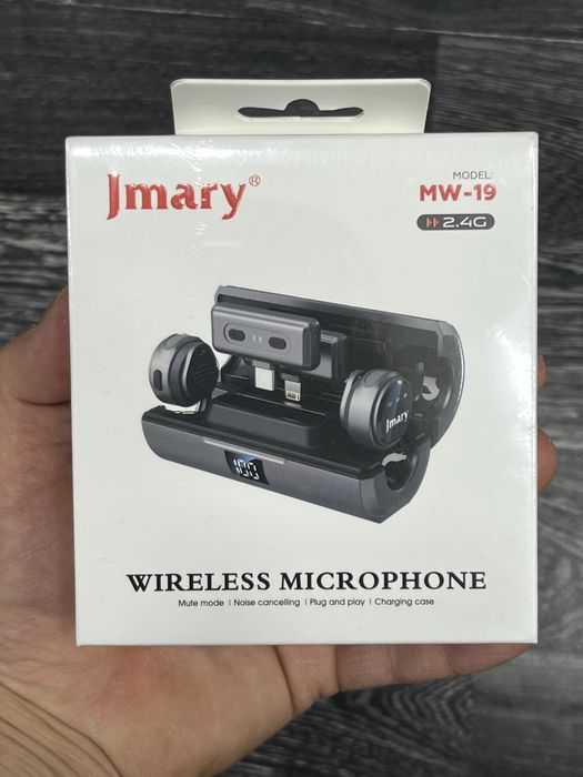 Jmary mikrofon 2tali magnitli
