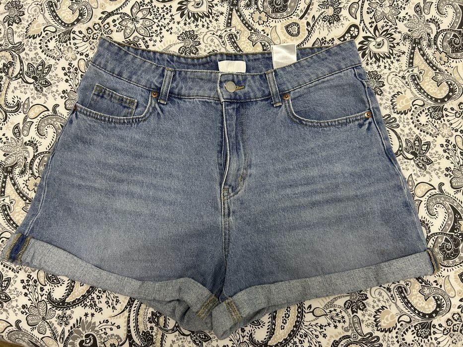 Pantaloni scurți denim damă 42 H&M