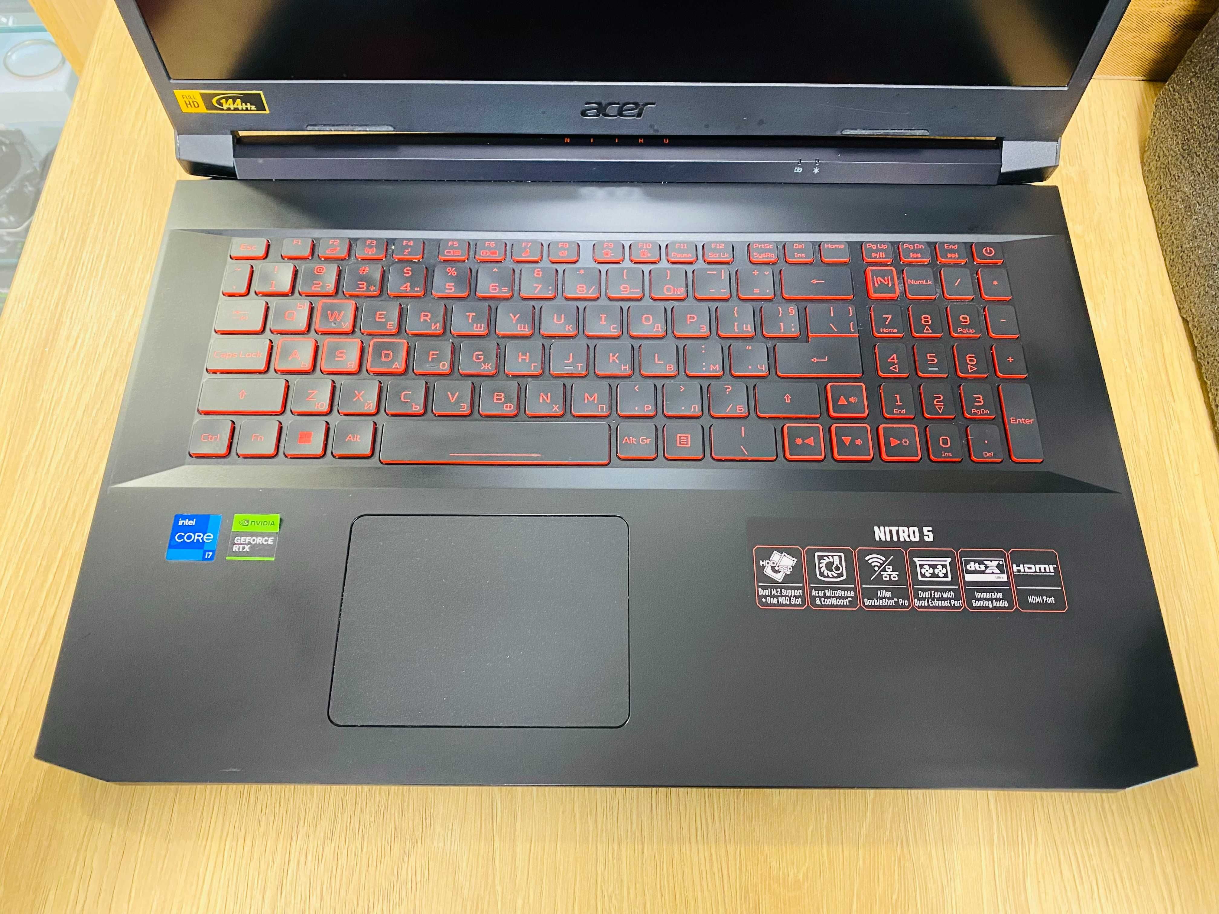 НОВ! Acer Nitro 5 AN517-54-797L Intel® Core™ i7-11600H, 32 GB, 1TB SSD