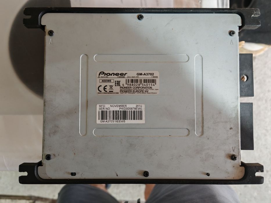 Усилвател PIONEER GM-A3702 500W, БРОЙ КАНАЛИ 2