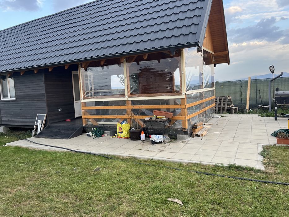 Inchidere terase cu folie transparenta  ,Rulouri transparente ,