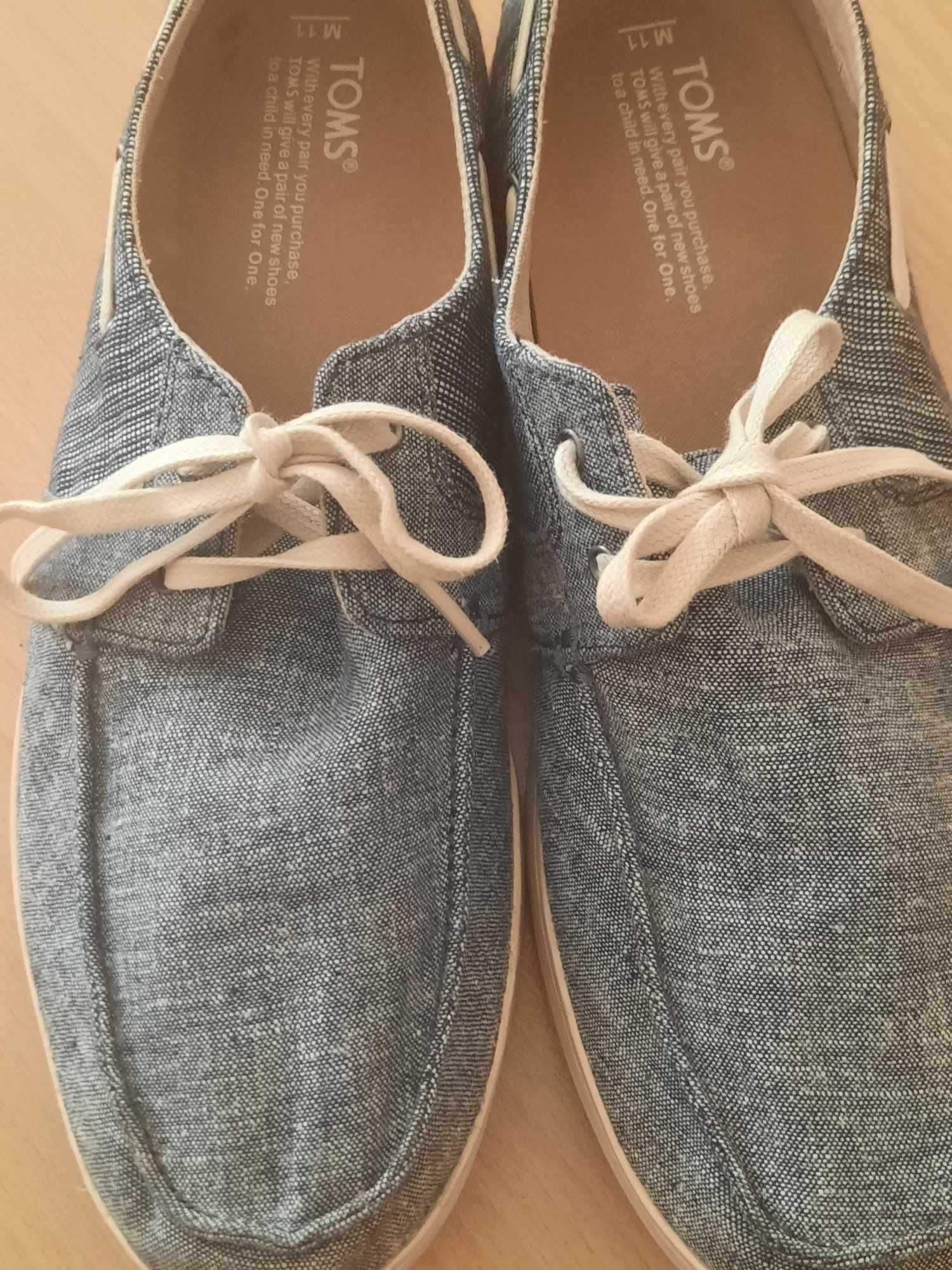Мъжки летни обувки от дънков плат, TOMS