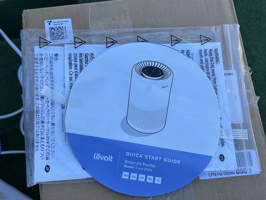 Чисто нов пречиствател за въздух Levoit Core 200S Smart НЕУПОТРЕБЯВАН