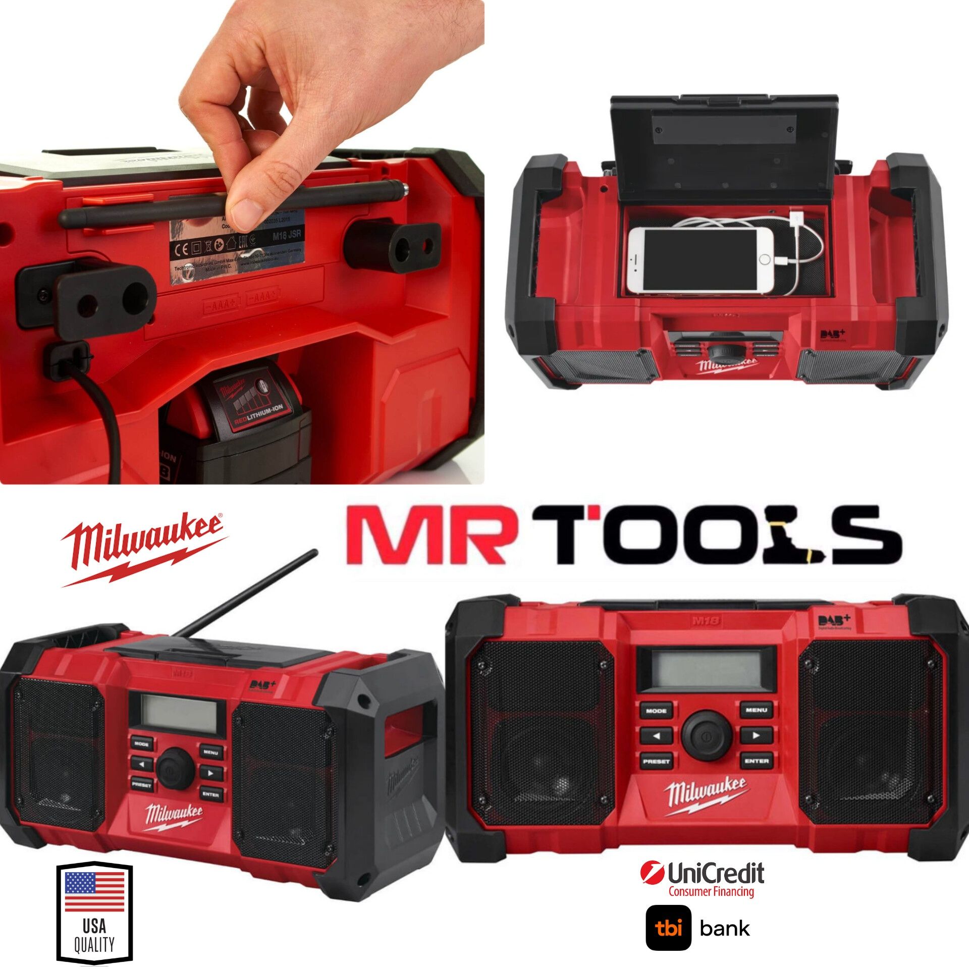 Радио Milwaukee M18 JSRDAB+-0