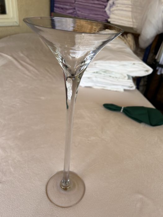 Vaza tip pahar martini H 40 cm