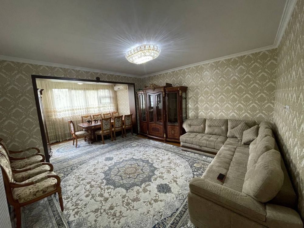 Чиланзар Ц. 3комнатная площадь 96м2 с меб тех