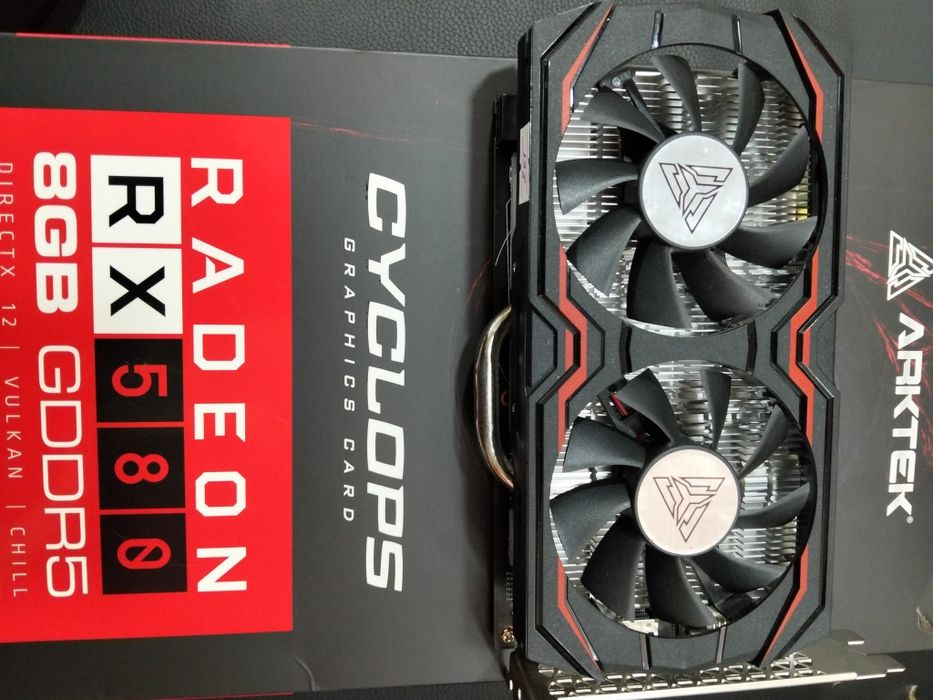 RX580 8 gb vediokarta sotiladi zo'r holatda aybi yoq karopka dok