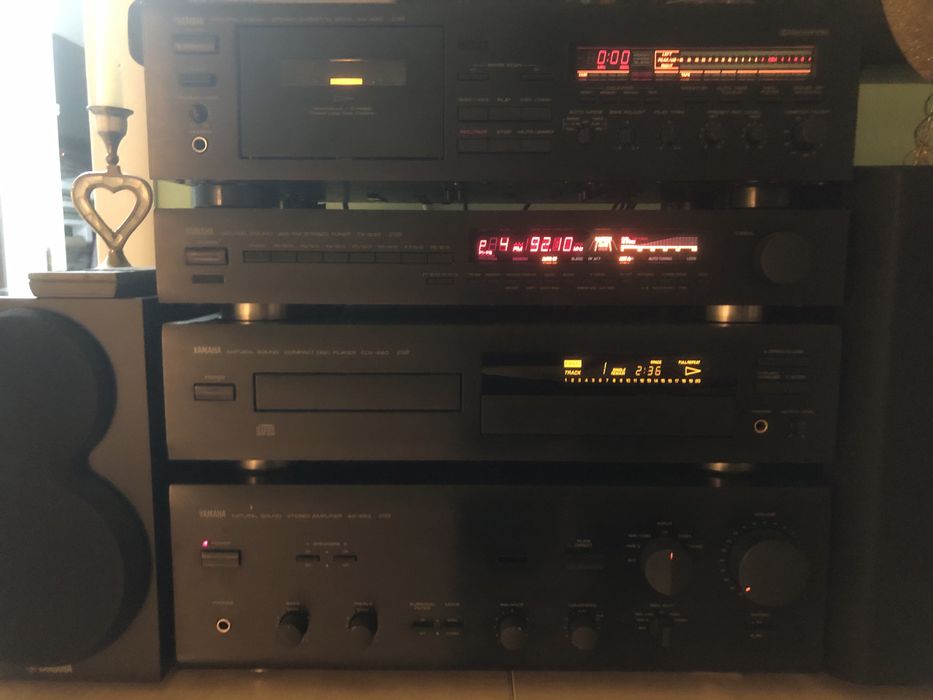 Linie sistem rack deck cd tuner amplificator YAMAHA