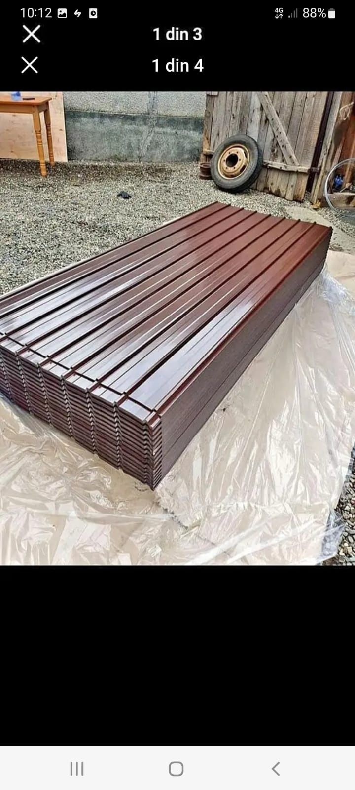 Tabla maro cutata zincata
