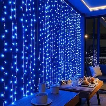 Коледни външни лампички С функция ВАЛЯЩ СНЯГ 3м х 3м многоцветни RGB