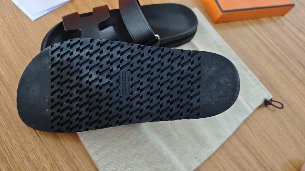 Papuci Hermes piele 41-42