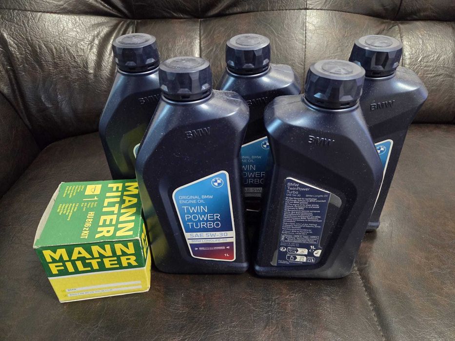 KIT Service Ulei si Filtru BMW TwinPower 5W 30 MANN HU816z 83212465849