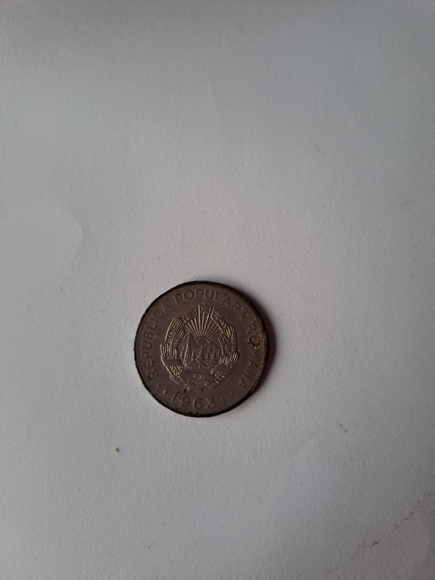 Moneda de 1 leu din 1963