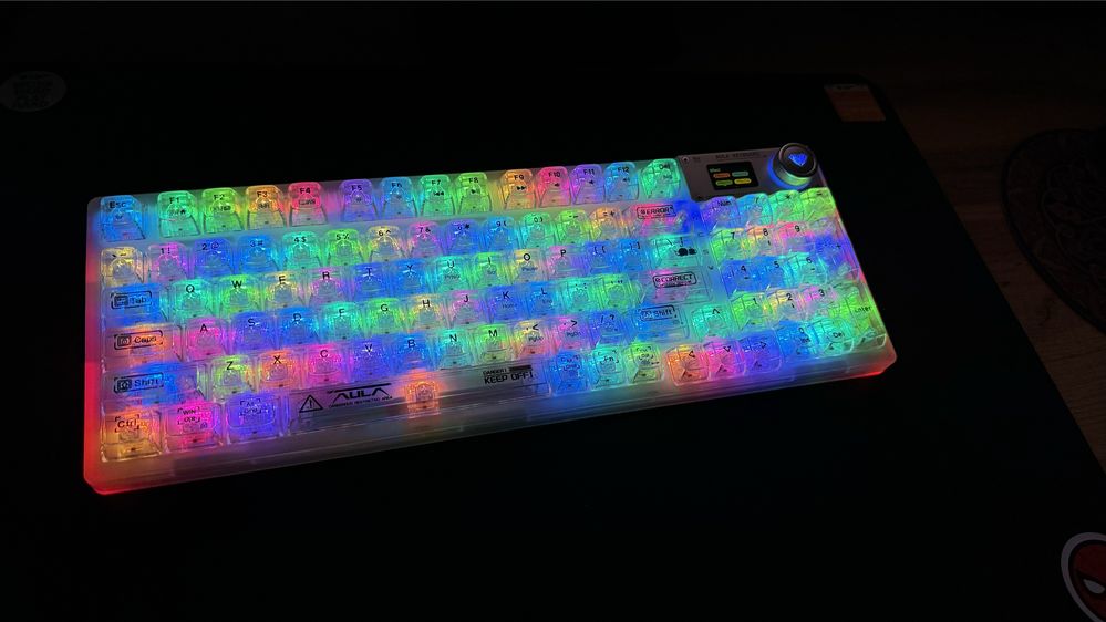 Клавиатура Aula F98 Pro белый