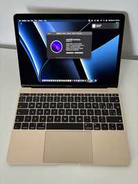 Macbook retina 12”, I5, 8 gb ram, 256 ssd, Gold