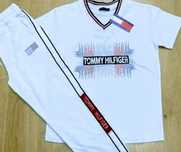 Compleu dama Tommy Hilfiger,super model, alb imaculat/bumbac