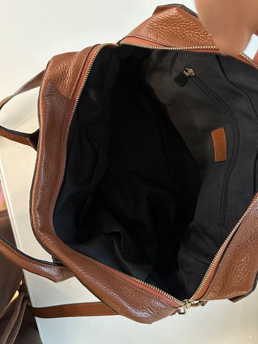 Дамска чанта FURLA Capriccio в кафяво/ коняк