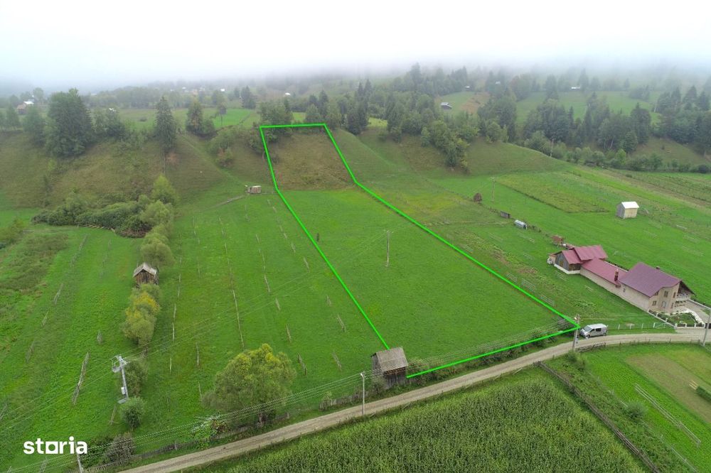 Teren frumos, zonă liniștită, 6721 mp intravilan/extravilan