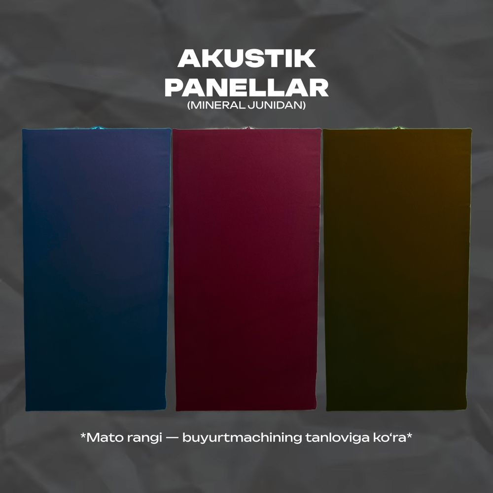 Akustik panellar