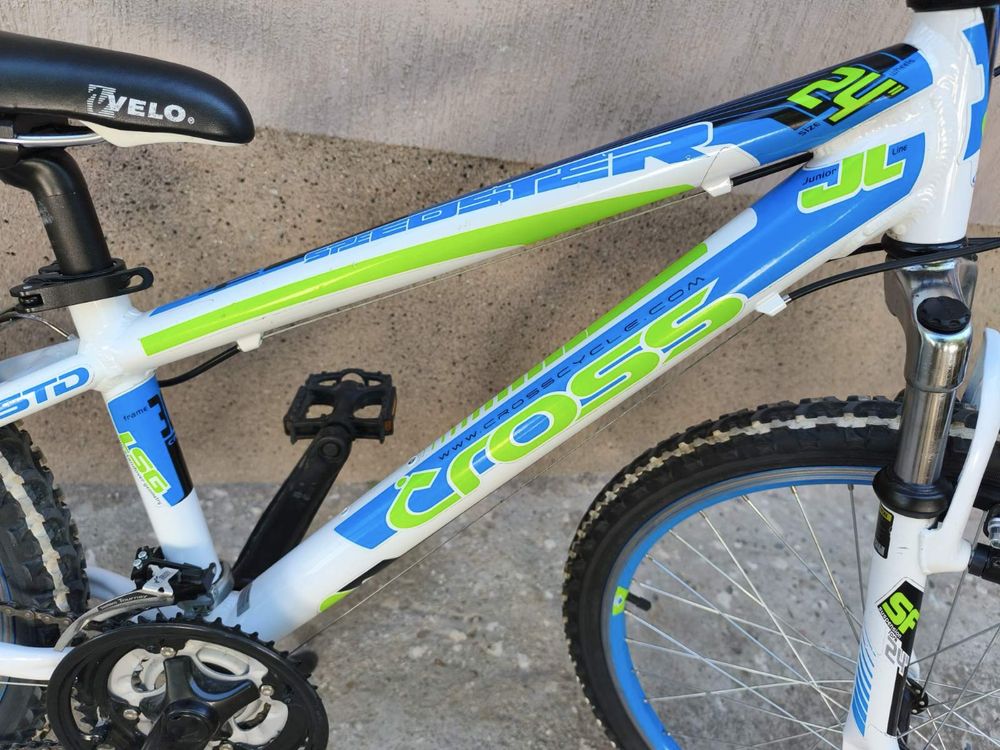Алуминиев детски велосипед 24 цола Cross