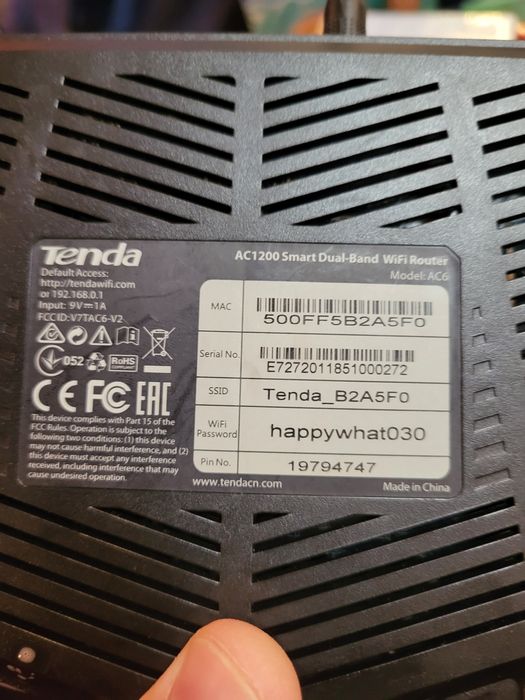 Router Tenda AC1200 / AC6