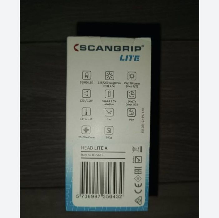 Lanterna frontala led