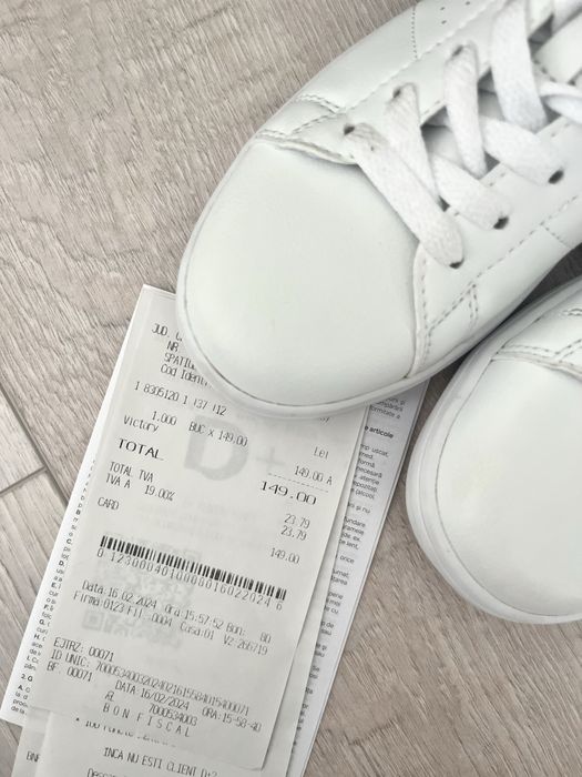 Adidași/Tenişi casual albi damă Vty mărimea 37