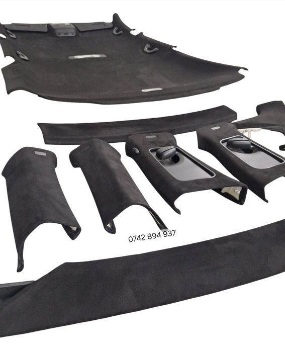 Tapiterie plafon negru B6 + stalpi alcantara Combi Vw Passat B6 Combi