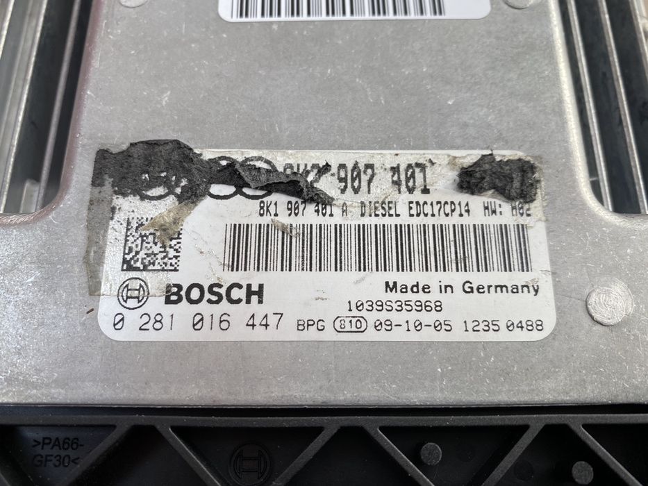 Ecu / Calculator Motor Audi A4 / A5 3.0 TDI CCW / CCWA : 8K1907401A